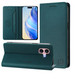 RC01 雙折磁吸 RFID 皮革手機殼，適用於 iPhone 16 Pro、iPhone 16 Plus、iPhone 16、iPhone 15 Pro Max、iPhone 15 Pro、iPhone 15 Plus