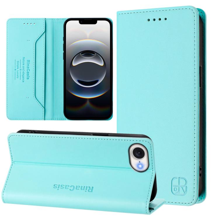 RC01 雙折磁吸 RFID 皮革手機殼，適用於 iPhone 17e / 16e、iPhone 17 Pro Max、iPhone 17 Pro、iPhone 17、iPhone Air、iPhone 16 Pro Max