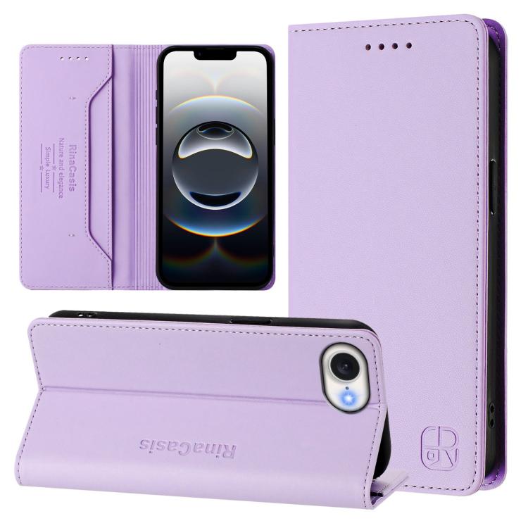 RC01 雙折磁吸 RFID 皮革手機殼，適用於 iPhone 17e / 16e、iPhone 17 Pro Max、iPhone 17 Pro、iPhone 17、iPhone Air、iPhone 16 Pro Max