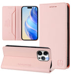 RC01 雙折磁吸 RFID 皮革手機殼，適用於 iPhone 16 Pro、iPhone 16 Plus、iPhone 16、iPhone 15 Pro Max、iPhone 15 Pro、iPhone 15 Plus