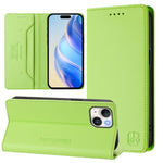RC01 雙折磁吸 RFID 皮革手機殼，適用於 iPhone 16 Pro、iPhone 16 Plus、iPhone 16、iPhone 15 Pro Max、iPhone 15 Pro、iPhone 15 Plus