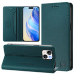 RC01 雙折磁吸 RFID 皮革手機殼，適用於 iPhone 16 Pro、iPhone 16 Plus、iPhone 16、iPhone 15 Pro Max、iPhone 15 Pro、iPhone 15 Plus