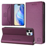 RC01 Dual-Folded Magnetic Suction RFID Leather Phone Case, For iPhone 11 Pro Max, For iPhone 11, For iPhone 11 Pro, For iPhone X / XS, For iPhone XR, For iPhone XS Max