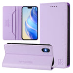 RC01 Dual-Folded Magnetic Suction RFID Leather Phone Case, For iPhone 11 Pro Max, For iPhone 11, For iPhone 11 Pro, For iPhone X / XS, For iPhone XR, For iPhone XS Max