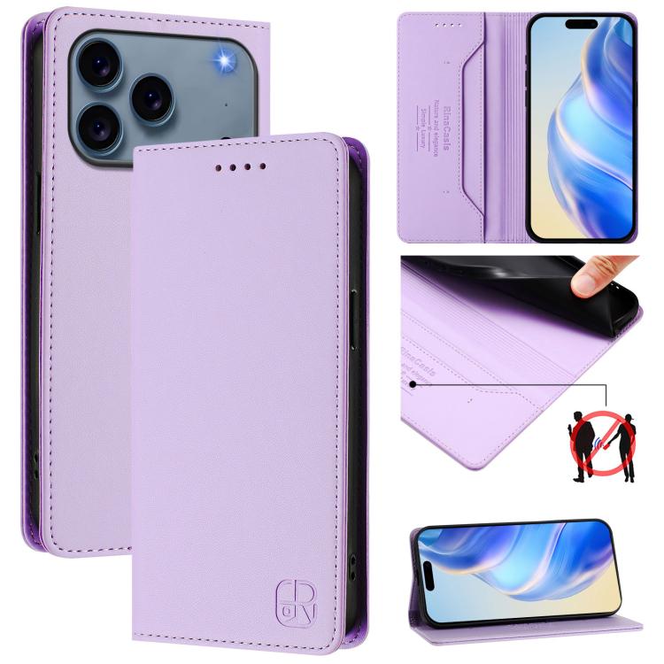 RC01 雙折磁吸 RFID 皮革手機殼，適用於 iPhone 17e / 16e、iPhone 17 Pro Max、iPhone 17 Pro、iPhone 17、iPhone Air、iPhone 16 Pro Max