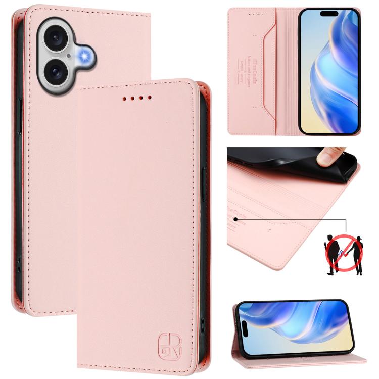 RC01 雙折磁吸 RFID 皮革手機殼，適用於 iPhone 17e / 16e、iPhone 17 Pro Max、iPhone 17 Pro、iPhone 17、iPhone Air、iPhone 16 Pro Max