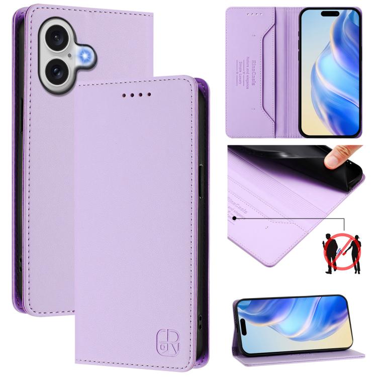 RC01 雙折磁吸 RFID 皮革手機殼，適用於 iPhone 17e / 16e、iPhone 17 Pro Max、iPhone 17 Pro、iPhone 17、iPhone Air、iPhone 16 Pro Max