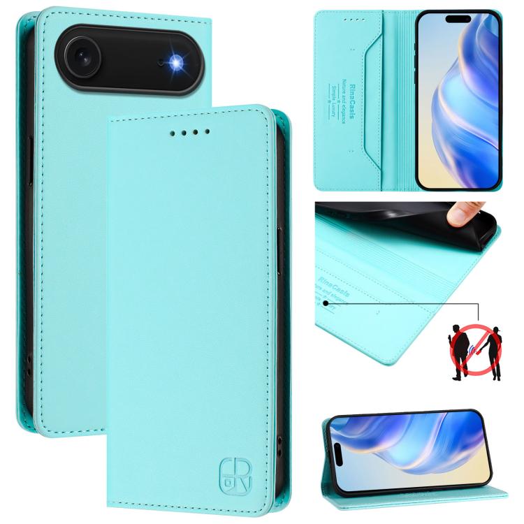 RC01 雙折磁吸 RFID 皮革手機殼，適用於 iPhone 17e / 16e、iPhone 17 Pro Max、iPhone 17 Pro、iPhone 17、iPhone Air、iPhone 16 Pro Max