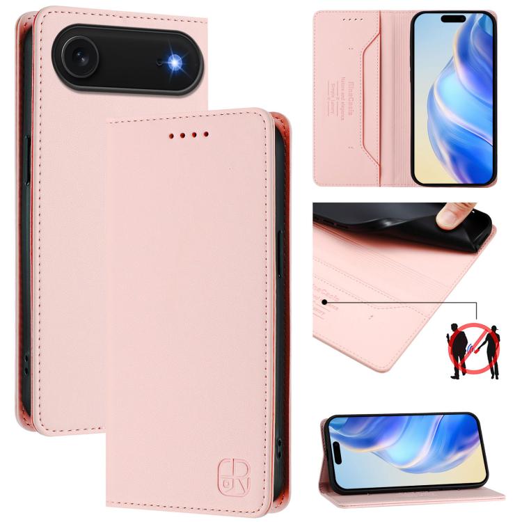 RC01 雙折磁吸 RFID 皮革手機殼，適用於 iPhone 17e / 16e、iPhone 17 Pro Max、iPhone 17 Pro、iPhone 17、iPhone Air、iPhone 16 Pro Max