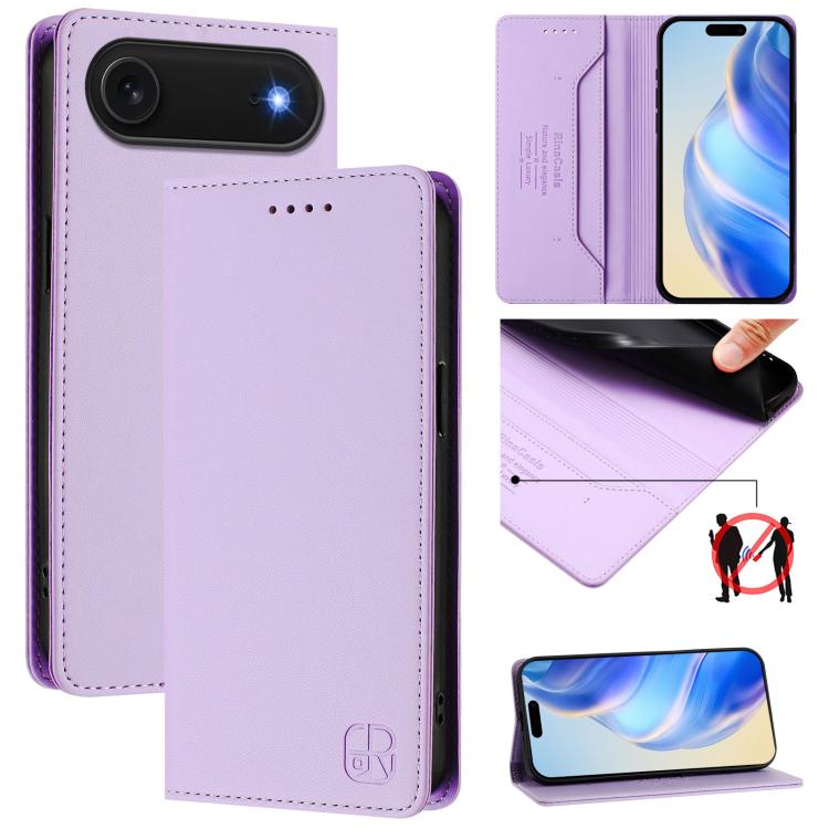 RC01 雙折磁吸 RFID 皮革手機殼，適用於 iPhone 17e / 16e、iPhone 17 Pro Max、iPhone 17 Pro、iPhone 17、iPhone Air、iPhone 16 Pro Max