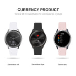 Solid Color Reverse Buckle Silicone Strap, Size: Small Code, For Garmin Vivoactive 3 / Vivomove HR