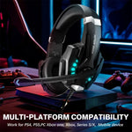 KOTION EACH G9000 Pro 頭戴式遊戲耳機附麥克風，線長：約 2.1m，G9000 Pro