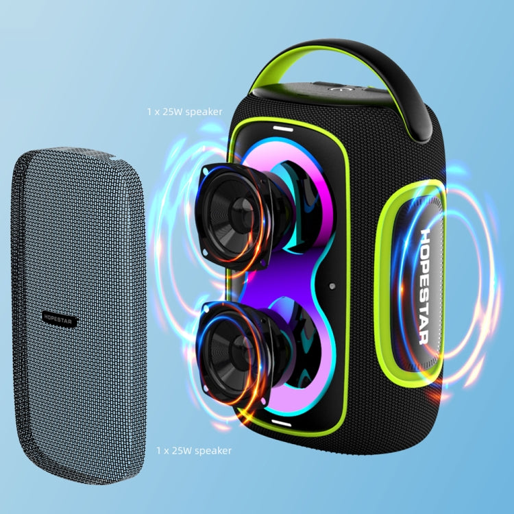 HOPESTAR H59 50W Outdoor Portable IPX5 Waterproof Bluetooth Speaker, H59