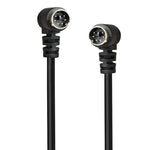 Mini DIN 6 針核心延長線，0.5m，1.8m，3m