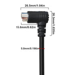 Mini DIN 6 針核心延長線，0.5m，1.8m，3m