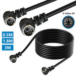 Mini DIN 6 針核心延長線，0.5m，1.8m，3m