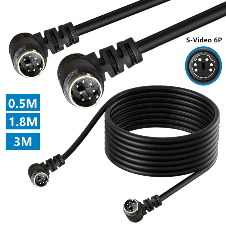 Mini DIN 6 針核心延長線，0.5m，1.8m，3m