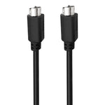 Mini DIN 6 針核心延長線，0.5m，1.8m，3m
