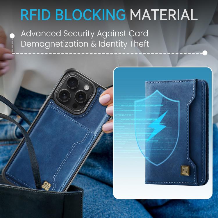AutSpace A13 MagSafe 磁吸 RFID 翻蓋卡包手機殼，適用於 iPhone 12 Pro Max、iPhone 12 Pro