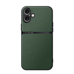 荔枝紋皮革磁吸全包覆防震手機殼，適用於 iPhone 17e / 16e、iPhone 17 Pro Max、iPhone 17 Pro、iPhone 17、iPhone Air、iPhone 16 Pro Max、iPhone 16 Pro、iPhone 16 Plus