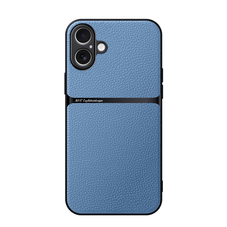 荔枝紋皮革磁吸全包覆防震手機殼，適用於 iPhone 17e / 16e、iPhone 17 Pro Max、iPhone 17 Pro、iPhone 17、iPhone Air、iPhone 16 Pro Max、iPhone 16 Pro、iPhone 16 Plus