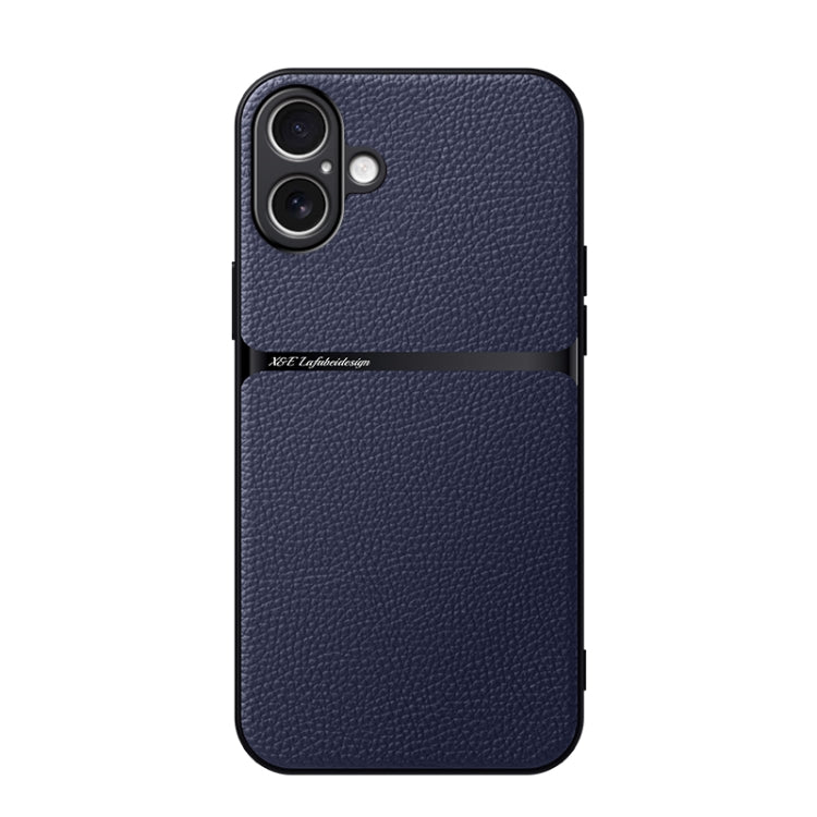 荔枝紋皮革磁吸全包覆防震手機殼，適用於 iPhone 17e / 16e、iPhone 17 Pro Max、iPhone 17 Pro、iPhone 17、iPhone Air、iPhone 16 Pro Max、iPhone 16 Pro、iPhone 16 Plus