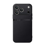 荔枝紋皮革磁吸全包覆防震手機殼，適用於 iPhone 17e / 16e、iPhone 17 Pro Max、iPhone 17 Pro、iPhone 17、iPhone Air、iPhone 16 Pro Max、iPhone 16 Pro、iPhone 16 Plus