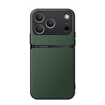 荔枝紋皮革磁吸全包覆防震手機殼，適用於 iPhone 17e / 16e、iPhone 17 Pro Max、iPhone 17 Pro、iPhone 17、iPhone Air、iPhone 16 Pro Max、iPhone 16 Pro、iPhone 16 Plus