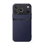 荔枝紋皮革磁吸全包覆防震手機殼，適用於 iPhone 17e / 16e、iPhone 17 Pro Max、iPhone 17 Pro、iPhone 17、iPhone Air、iPhone 16 Pro Max、iPhone 16 Pro、iPhone 16 Plus