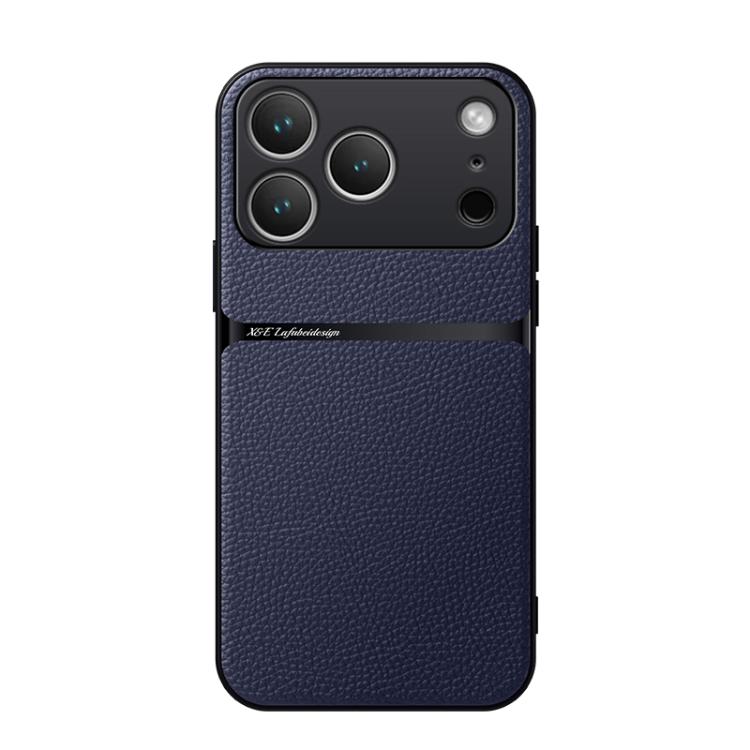 荔枝紋皮革磁吸全包覆防震手機殼，適用於 iPhone 17e / 16e、iPhone 17 Pro Max、iPhone 17 Pro、iPhone 17、iPhone Air、iPhone 16 Pro Max、iPhone 16 Pro、iPhone 16 Plus