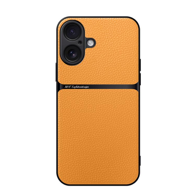 荔枝紋皮革磁吸全包覆防震手機殼，適用於 iPhone 17e / 16e、iPhone 17 Pro Max、iPhone 17 Pro、iPhone 17、iPhone Air、iPhone 16 Pro Max、iPhone 16 Pro、iPhone 16 Plus