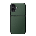 荔枝紋皮革磁吸全包覆防震手機殼，適用於 iPhone 17e / 16e、iPhone 17 Pro Max、iPhone 17 Pro、iPhone 17、iPhone Air、iPhone 16 Pro Max、iPhone 16 Pro、iPhone 16 Plus