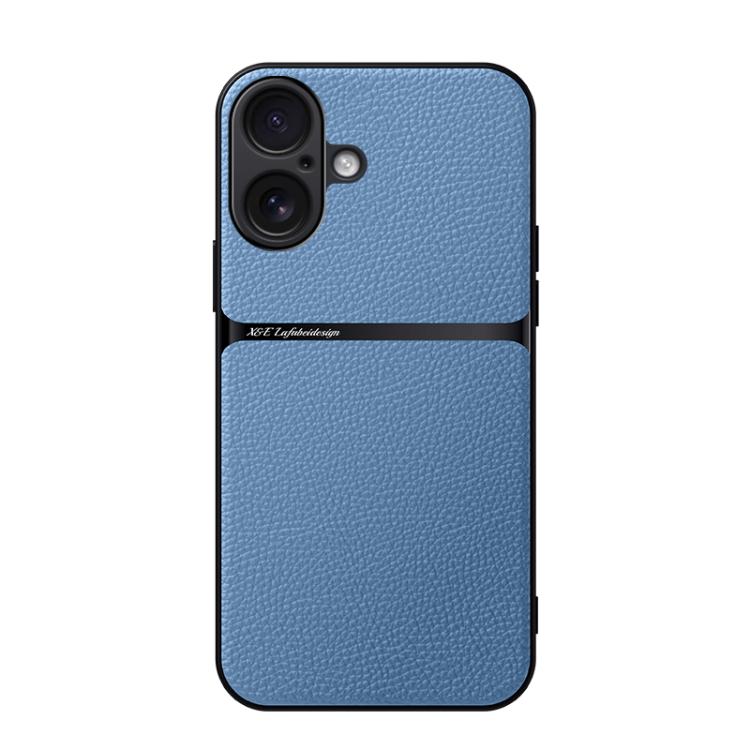 荔枝紋皮革磁吸全包覆防震手機殼，適用於 iPhone 17e / 16e、iPhone 17 Pro Max、iPhone 17 Pro、iPhone 17、iPhone Air、iPhone 16 Pro Max、iPhone 16 Pro、iPhone 16 Plus
