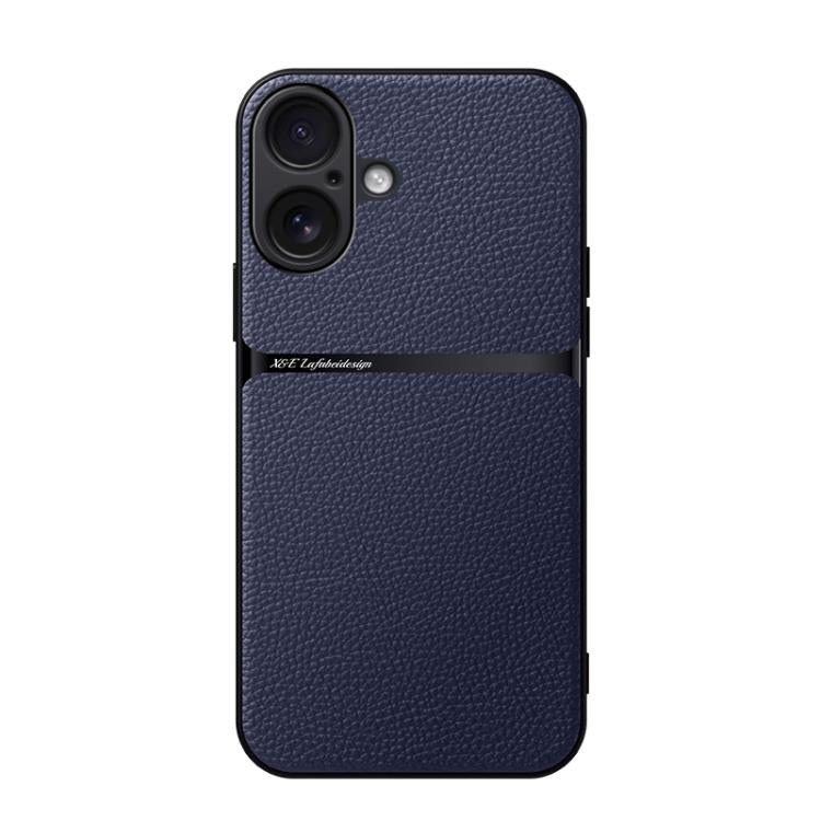 荔枝紋皮革磁吸全包覆防震手機殼，適用於 iPhone 17e / 16e、iPhone 17 Pro Max、iPhone 17 Pro、iPhone 17、iPhone Air、iPhone 16 Pro Max、iPhone 16 Pro、iPhone 16 Plus