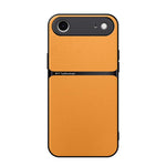 荔枝紋皮革磁吸全包覆防震手機殼，適用於 iPhone 17e / 16e、iPhone 17 Pro Max、iPhone 17 Pro、iPhone 17、iPhone Air、iPhone 16 Pro Max、iPhone 16 Pro、iPhone 16 Plus