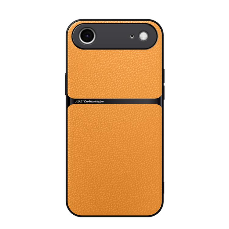 荔枝紋皮革磁吸全包覆防震手機殼，適用於 iPhone 17e / 16e、iPhone 17 Pro Max、iPhone 17 Pro、iPhone 17、iPhone Air、iPhone 16 Pro Max、iPhone 16 Pro、iPhone 16 Plus