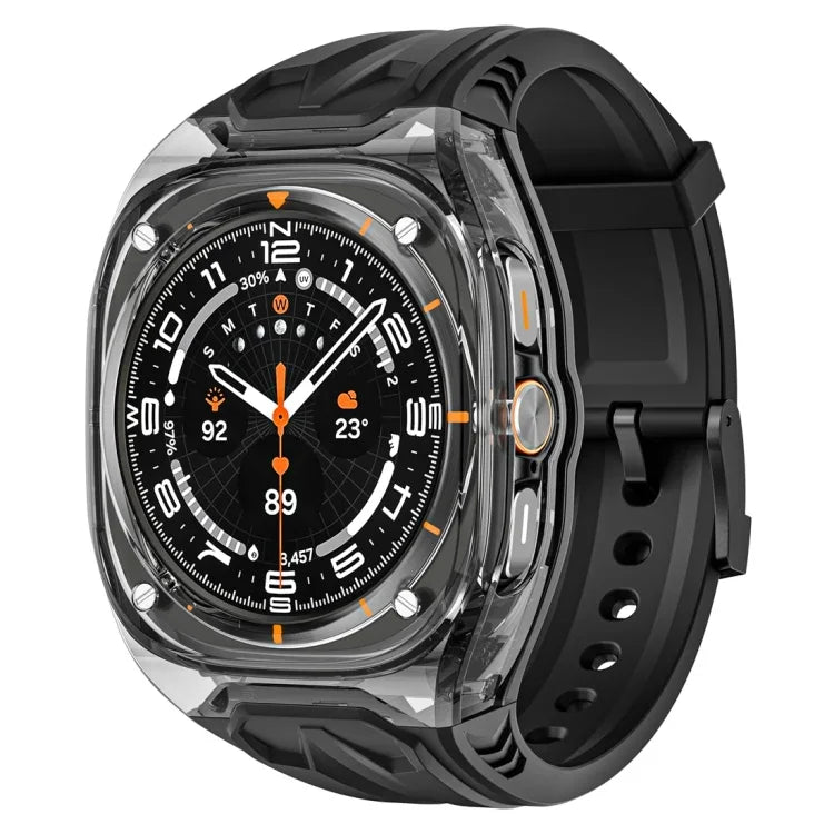 改良 PC 混合 TPU 錶殼錶帶，適用於 Samsung Galaxy Watch Ultra 47mm / Ultra 2025