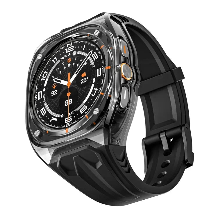 改良 PC 混合 TPU 錶殼錶帶，適用於 Samsung Galaxy Watch Ultra 47mm / Ultra 2025