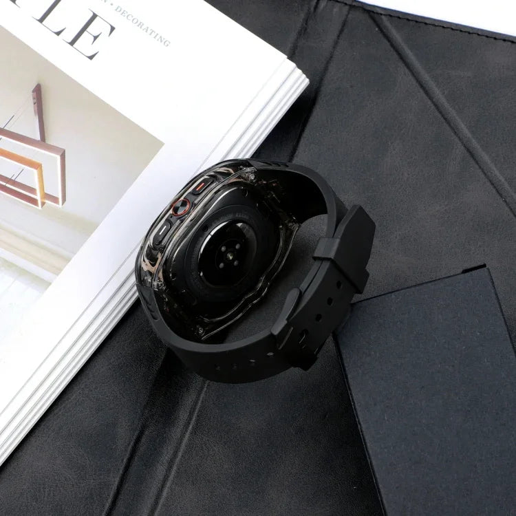 改良 PC 混合 TPU 錶殼錶帶，適用於 Samsung Galaxy Watch Ultra 47mm / Ultra 2025