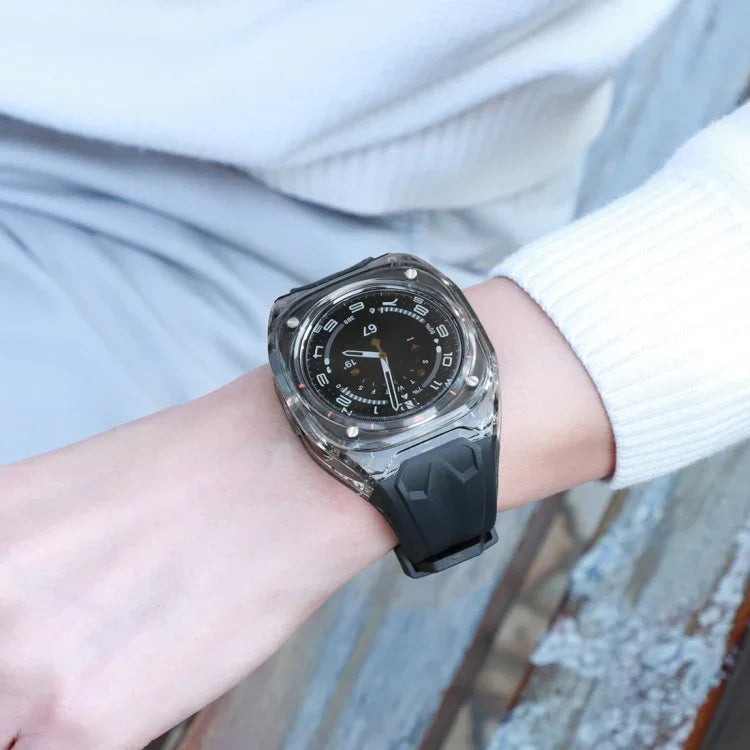 改良 PC 混合 TPU 錶殼錶帶，適用於 Samsung Galaxy Watch Ultra 47mm / Ultra 2025