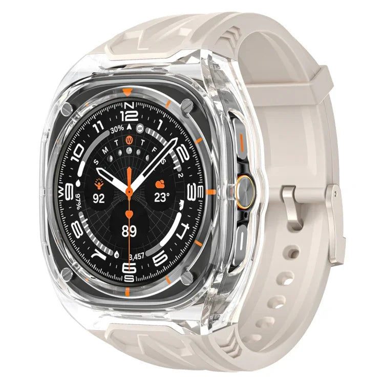 改良 PC 混合 TPU 錶殼錶帶，適用於 Samsung Galaxy Watch Ultra 47mm / Ultra 2025