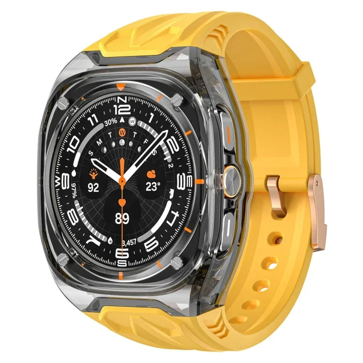 改良 PC 混合 TPU 錶殼錶帶，適用於 Samsung Galaxy Watch Ultra 47mm / Ultra 2025