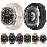 改良 PC 混合 TPU 錶殼錶帶，適用於 Samsung Galaxy Watch Ultra 47mm / Ultra 2025