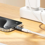 hoco UA36D USB-C / Type-C 公對 8 Pin 母 OTG 透明轉接器，USB-C / Type-C 公對 8 Pin 母