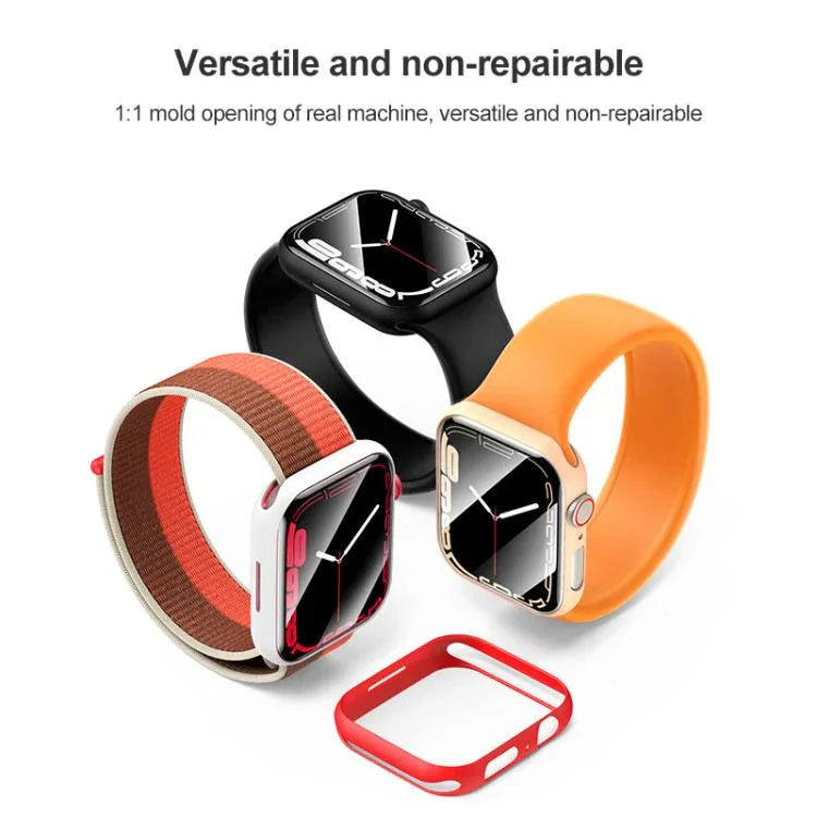 軟性水凝膜錶面保護貼附定位器，適用於 Apple Watch 系列 6 / 5 / 4 / SE 44mm，適用於 Apple Watch 系列 6 / 5 / 4 / SE 40mm，適用於 Apple Watch 系列 11 / 10 46mm，適用於 Apple Watch 系列 11 / 10 42mm，適用於 Apple Watch Ultra 3 / 2 / 1 49...