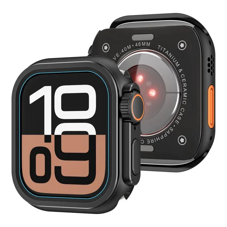 更換為 Ultra 49mm 鋅合金錶殼，適用於 Apple Watch 系列 6 / 5 / 4 / SE 44mm，適用於 Apple Watch 系列 10 / 11 46mm，適用於 Apple Watch 系列 9 / 8 / 7 45mm