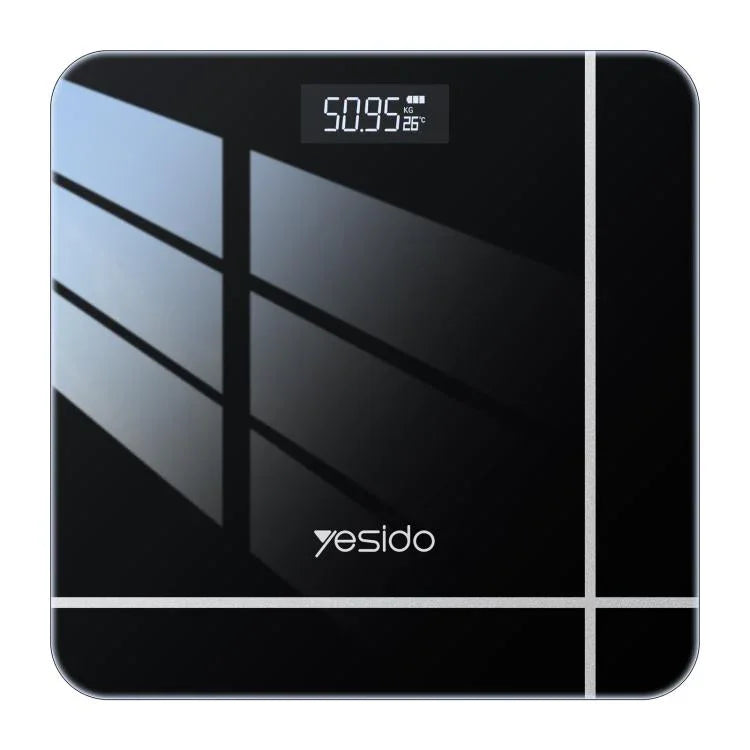 Yesido MG09智能電子體重秤，尺寸：26x26x2.35cm，MG09