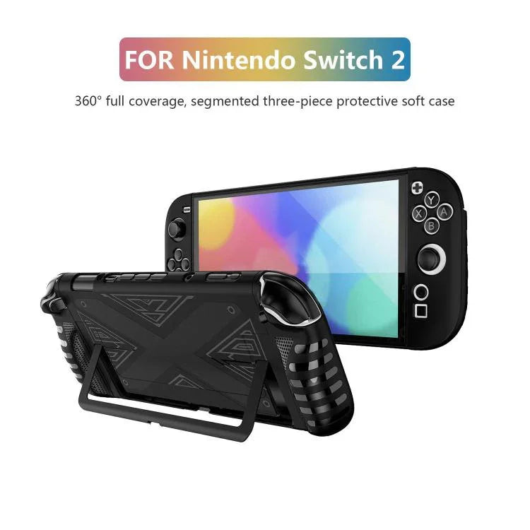 可拆卸X型保護殼帶支架，適用於Nintendo Switch 2