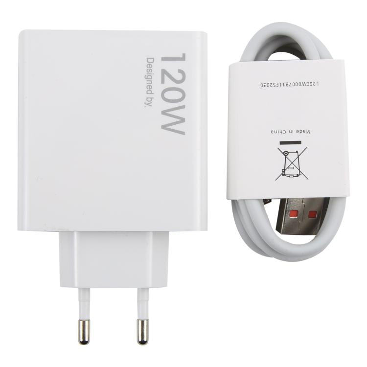 120W USB 快速充電器，附 1 米 USB 對 Type-C 充電線，120W
