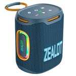 Zealot S122 25W 高功率 IPX6 防水戶外 RGB 燈藍牙喇叭